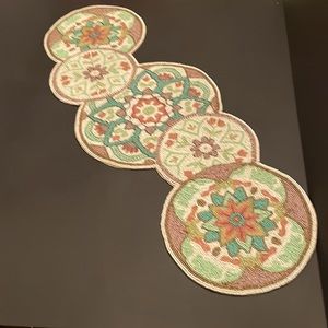Beaded table runner from pier 1.. good condition